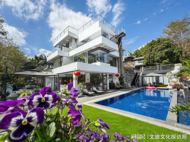 麻将胡了游戏潮汕周边超火私汤别墅！2小时